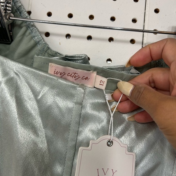 Ivy City Co Silver Maxi Dress - Picture 7 of 7